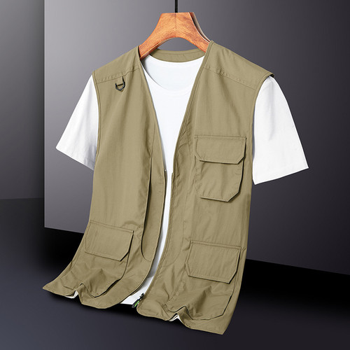 Hommes multi poche gilet - multi,