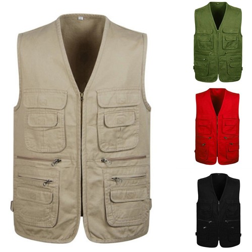 Homme multi poches gilet - multi-poches, sans