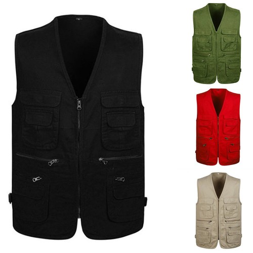 Homme multi poches gilet - gilet, sans